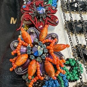 Mary Frances Beaded Guitar Purse